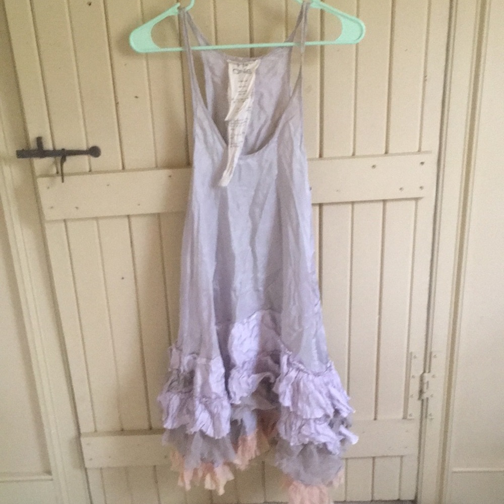 Free People ruffle dress